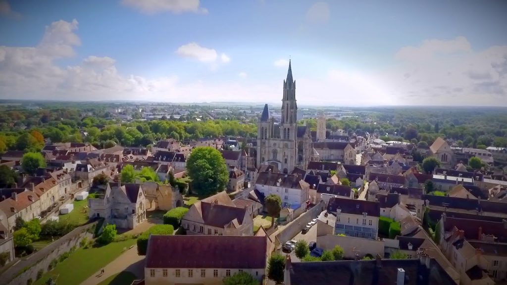 Une vue de la ville de Senlis.